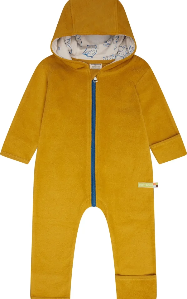 loud + proud Overall aus Baumwoll-Fleece Curry New
