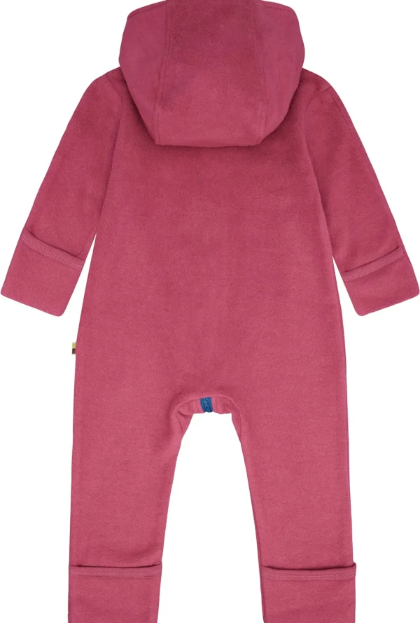 loud + proud Overall aus Baumwoll-Fleece Rouge Outlet