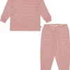 loud + proud Schlafanzug Streifen aus Feinripp Blossom Discount