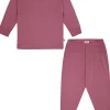 loud + proud Schlafanzug Uni aus Feinripp Grape Discount