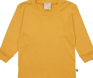 loud + proud Schlafanzug Uni aus Feinripp Curcuma Hot