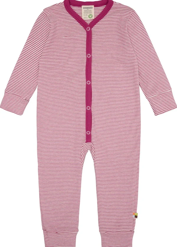 loud + proud Schlafoverall Streifen aus Feinripp Azalea Clearance