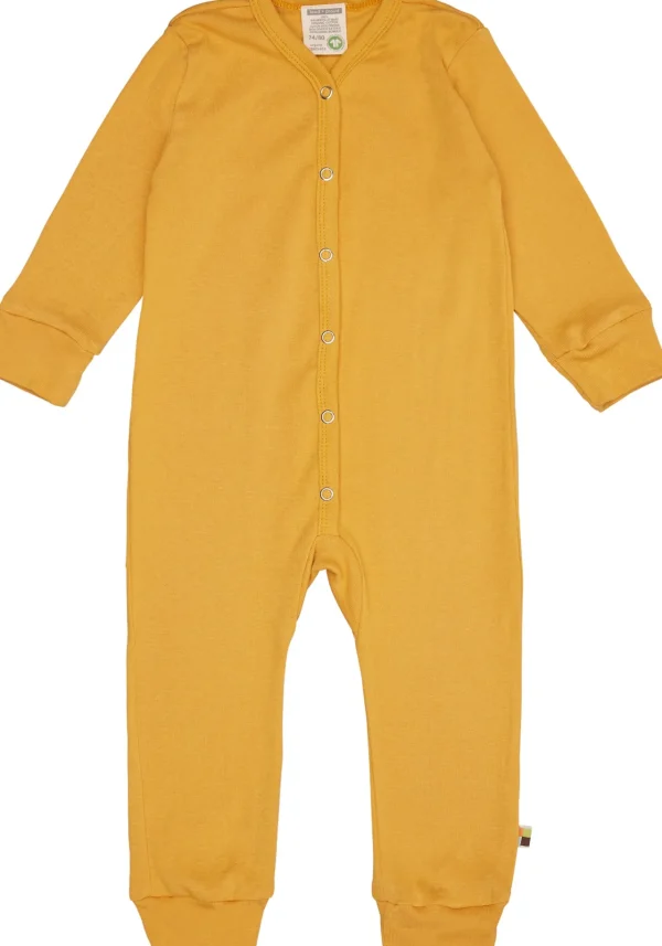 loud + proud Schlafoverall Uni aus Feinripp Curcuma Sale
