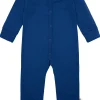 loud + proud Schlafoverall Uni aus Feinripp Ultramarine Clearance