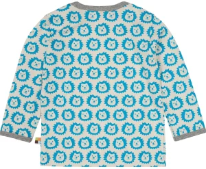 loud + proud Shirt langarm mit Druck Aqua Sale