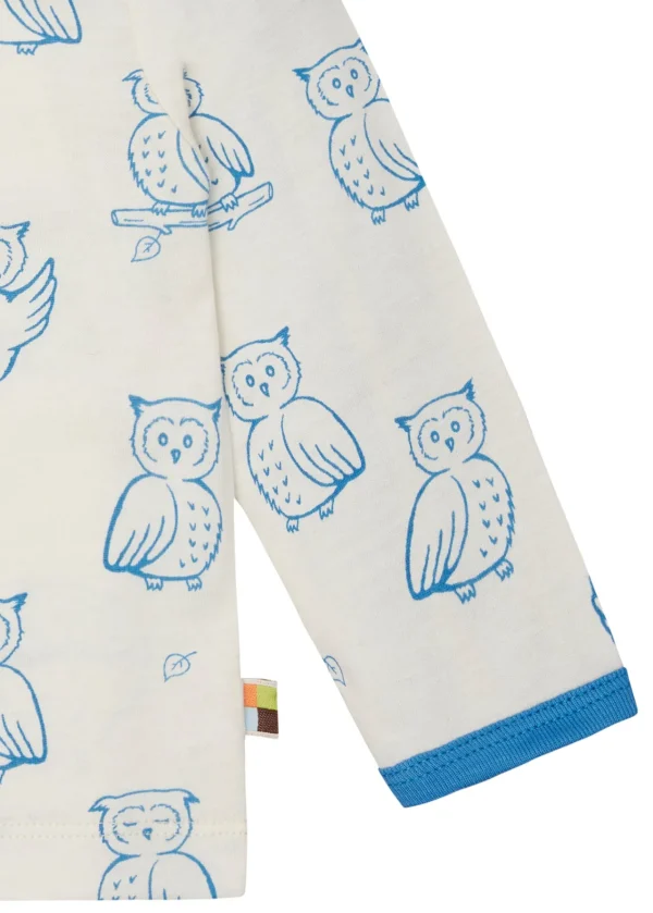 loud + proud Shirt langarm mit Druck Azur Clearance