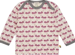loud + proud Shirt Langarm mit Druck Ameisen Grape Best