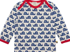 loud + proud Shirt Langarm mit Druck Schnecken Ultramarine Clearance