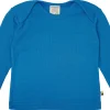 loud + proud Shirt langarm Uni mit Rippe Azur Clearance