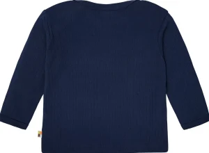 loud + proud Shirt langarm Uni mit Rippe Ultramarine New