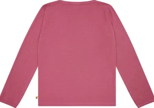 loud + proud Shirt langarm Uni mit Rippe Rouge Sale