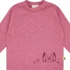loud + proud Shirt Slub Jersey Rouge Online