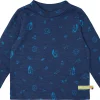 loud + proud Shirt Slub Jersey mit Druck Ultramarine Clearance