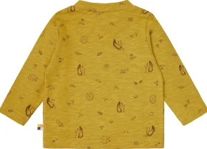 loud + proud Shirt Slub Jersey mit Druck Curry Outlet