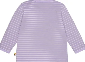loud + proud Shirt Streifen Lilac Best