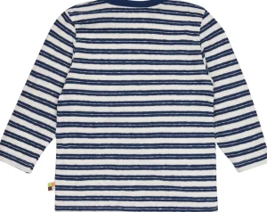 loud + proud Shirt Streifen mit Leinen Ultramarine Outlet