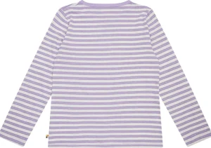 loud + proud Shirt Streifen mit Leinen Lilac Best