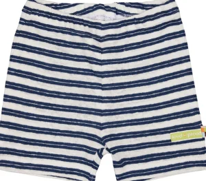 loud + proud Short Ringel mit Leinen Ultramarine Sale