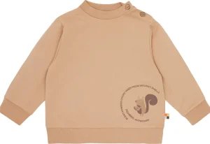 loud + proud Sweatshirt mit Pflanzenfarben gefärbt Walnut Best