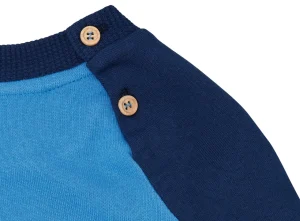 loud + proud Sweatshirt mit Raglanärmeln Azur/Ultramarine Hot