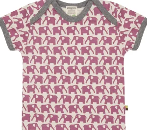 loud + proud T-Shirt mit Druck Elefanten Grape Best