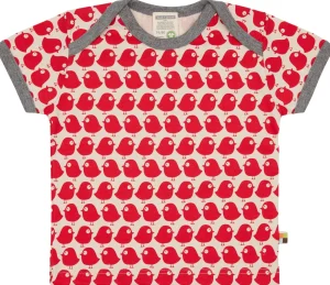 loud + proud T-Shirt mit Druck Vögel Tomato Discount