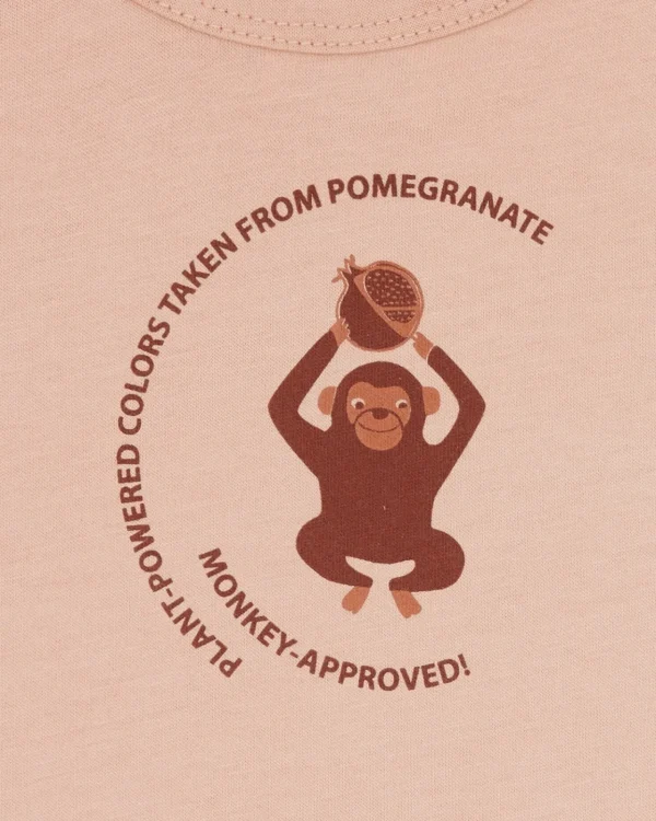 loud + proud T-Shirt mit Pflanzenfarben gefärbt Pomegranate Fashion