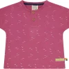 loud + proud T-Shirt Slub Jersey Rouge Outlet