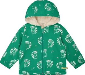 loud + proud Wasserabweisende Jacke mit Teddyfutter Plant Clearance