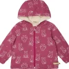 loud + proud Wasserabweisende Jacke mit Teddyfutter Rouge Hot