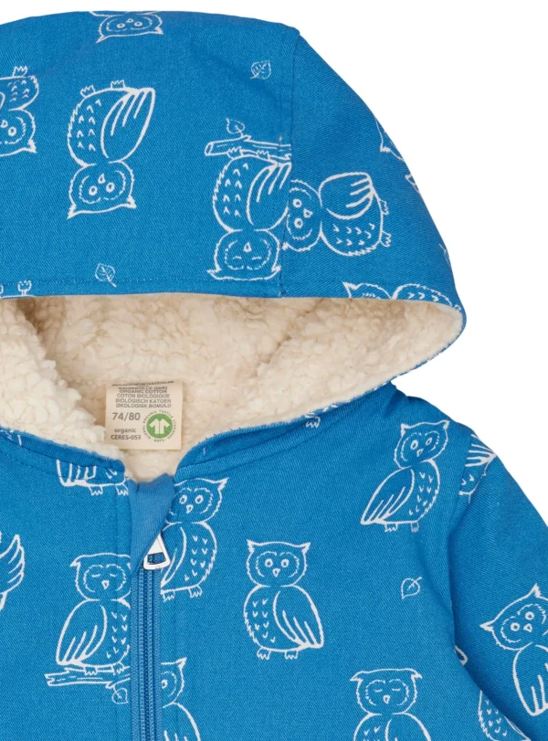 loud + proud Wasserabweisende Jacke mit Teddyfutter Azur Hot