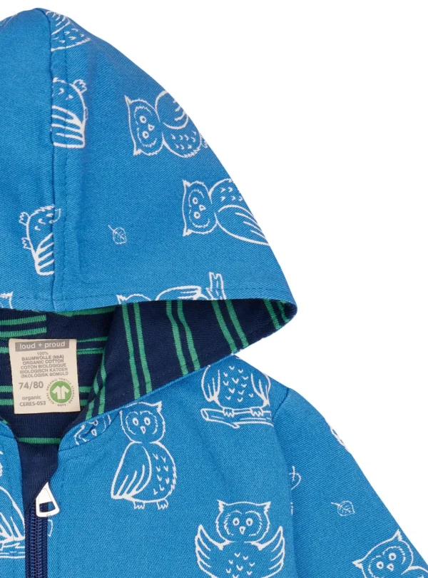 loud + proud Wasserabweisende Jacke mit Druck Azur Outlet