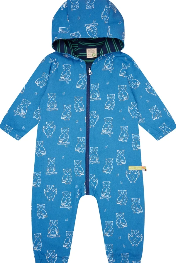 loud + proud Wasserabweisender Overall mit Druck Azur New