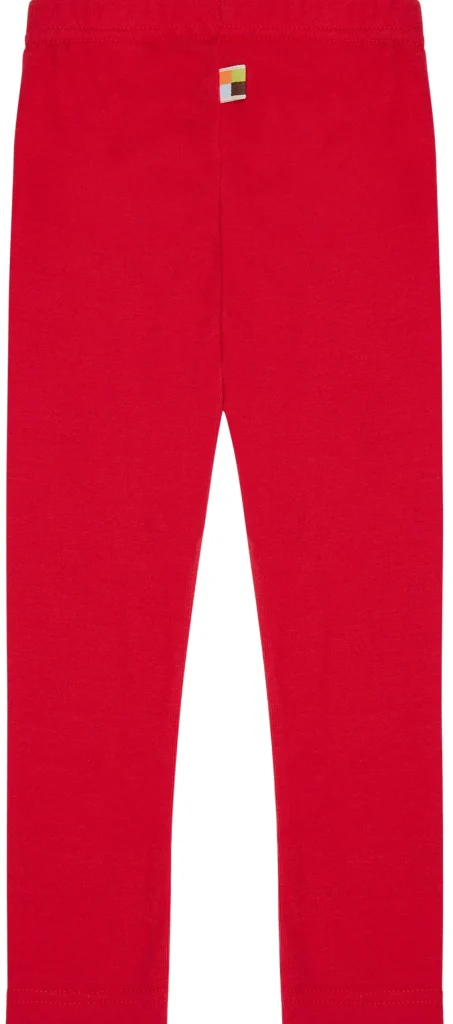 loud + proud Weiche Feinripp Legging Tomato Clearance