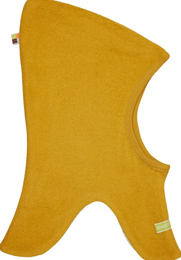 loud + proud Wende-Schlupfmütze aus Baumwoll-Fleece Curry Sale