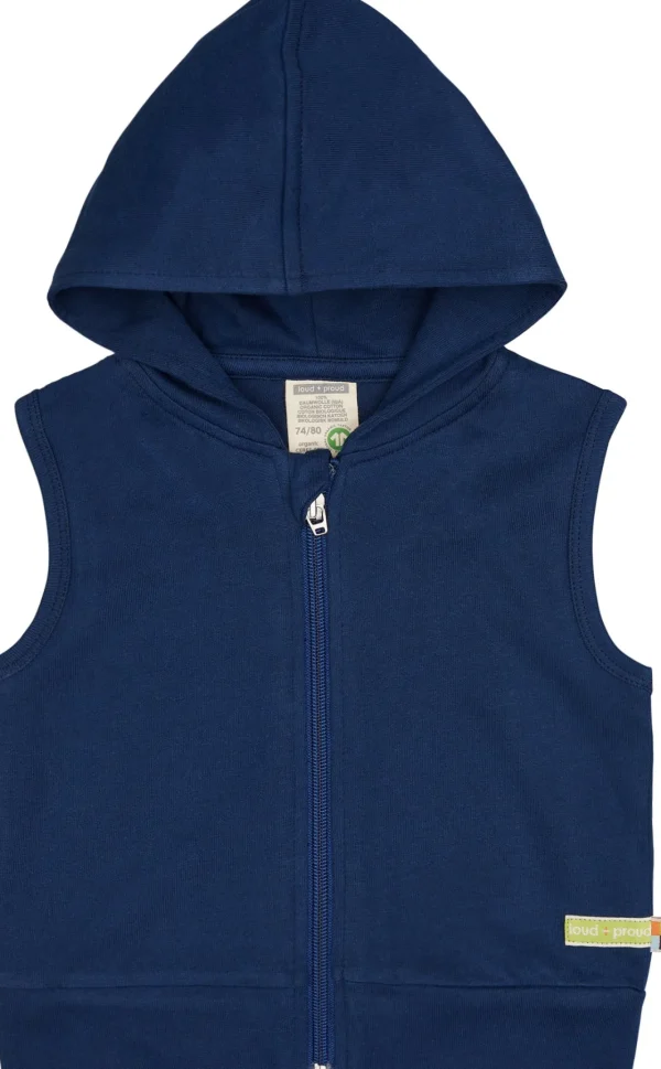 loud + proud Weste mit Kapuze Ultramarine New