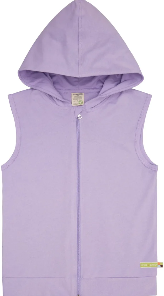 loud + proud Weste mit Kapuze Lilac Outlet