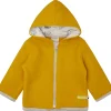 loud + proud Wollfleece-Jacke mit Kapuze Curry Fashion
