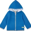 loud + proud Wollfleece-Jacke mit Kapuze Azur Best