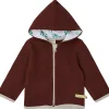 loud + proud Wollfleece-Jacke mit Kapuze Wood Fashion