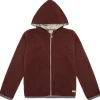 loud + proud Wollfleece-Jacke mit Kapuze Wood Discount
