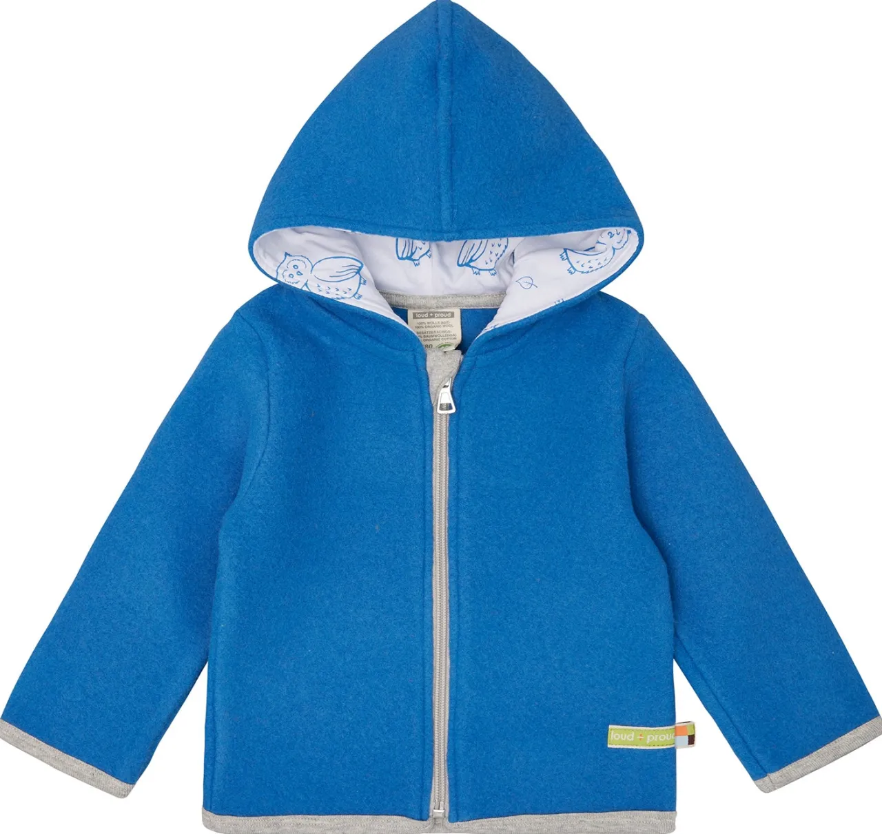 wollfleecejacke_mit_kapuz_0.webp loud + proud Wollfleece-Jacke mit Kapuze Azur Best
