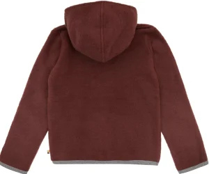 loud + proud Wollfleece-Jacke mit Kapuze Wood Discount