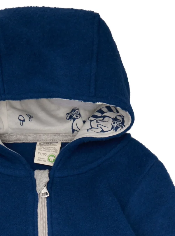 loud + proud Wollfleece-Overall Ultramarine Hot