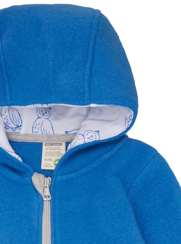 loud + proud Wollfleece-Overall Azur New